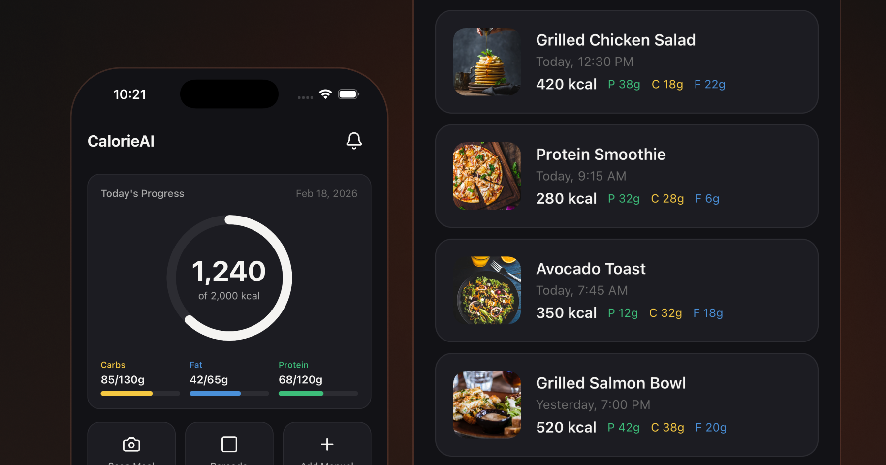 AI Calorie Counter - React Native App Template | Applighter